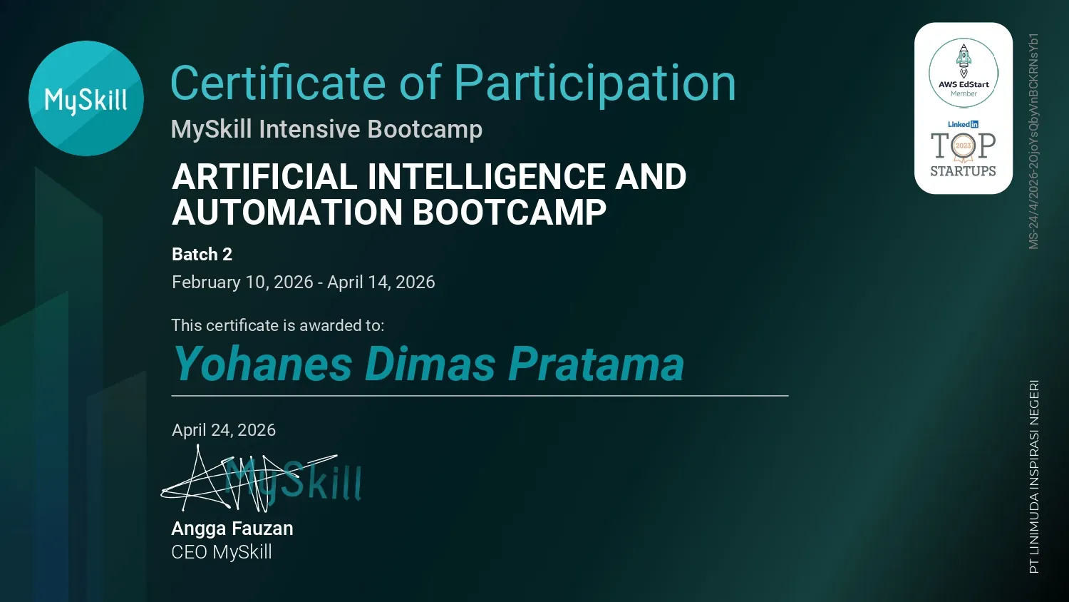 Artificial Intelligence and Automation Bootcamp