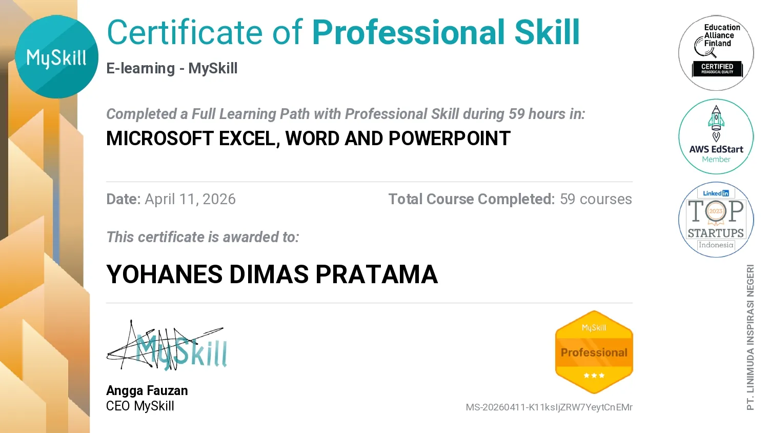 Mastery in Microsoft Excel, Word and PowerPoint
